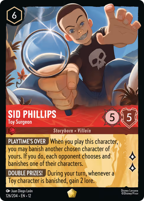 Sid Phillips - Wilds Unknown Lorcana spoiler