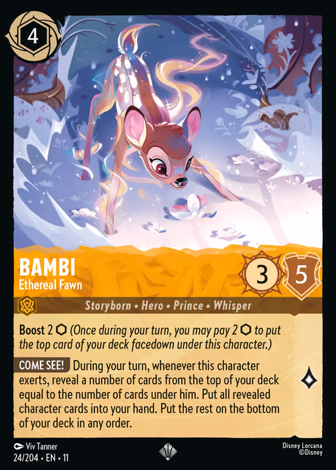 Bambi - Winterspell Lorcana spoiler