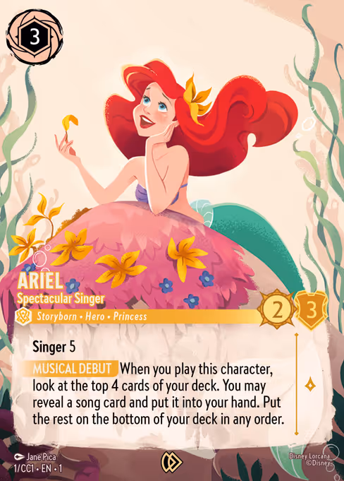 Ariel - Curator's Collection: Heroines Edition Lorcana spoiler