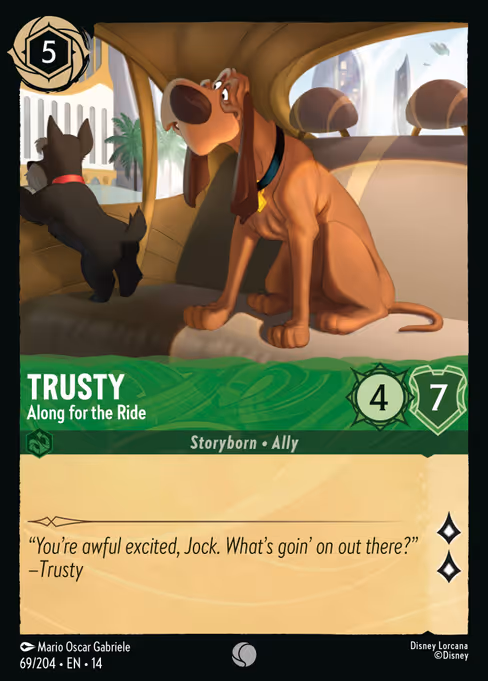 Trusty - Hyperia City Lorcana spoiler