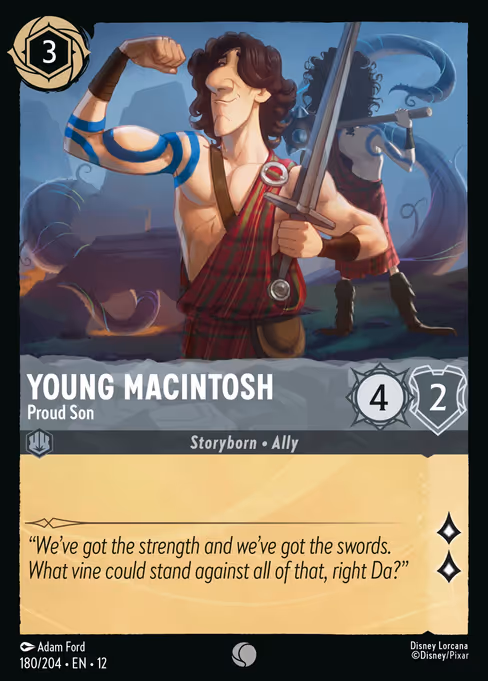 Young Macintosh - Wilds Unknown Lorcana spoiler