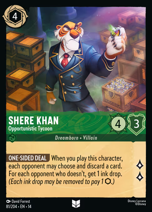 Shere Khan - Hyperia City Lorcana spoiler