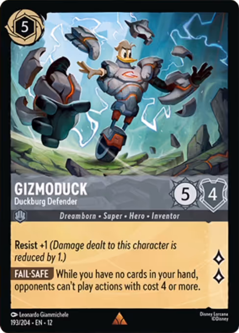 Gizmoduck - Wilds Unknown Lorcana spoiler
