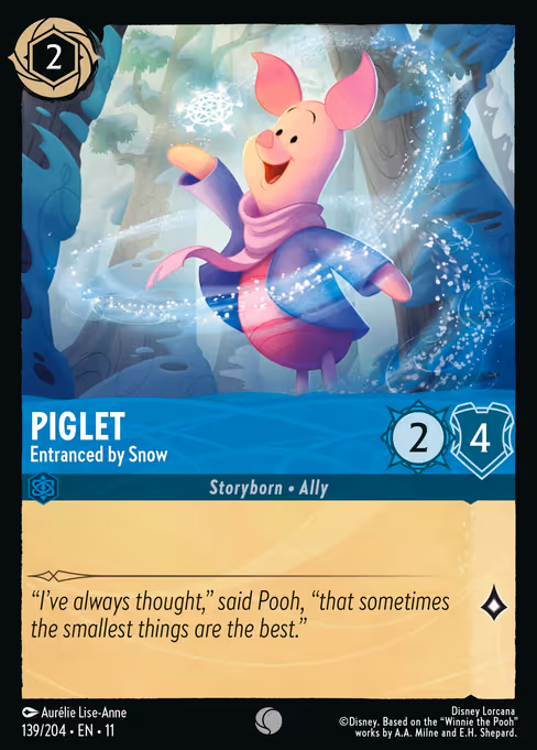 Piglet - Winterspell Lorcana spoiler