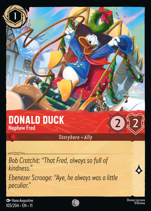 Donald Duck - Winterspell Lorcana spoiler