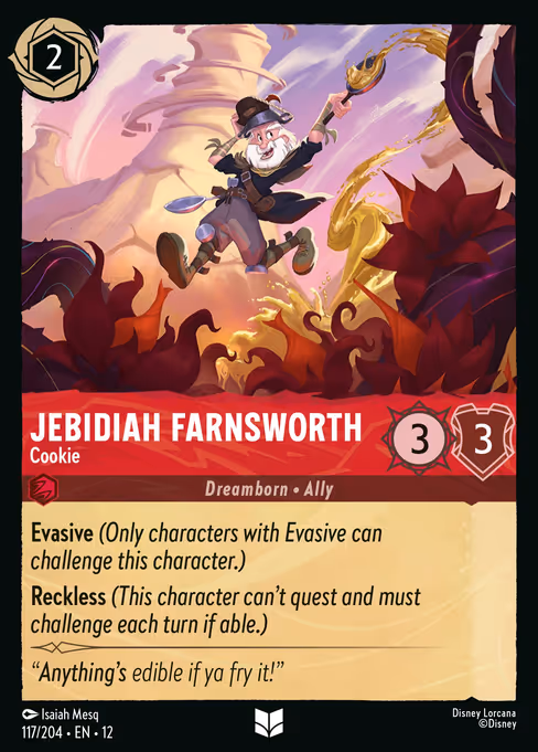 Jebidiah Farnsworth - Wilds Unknown Lorcana spoiler