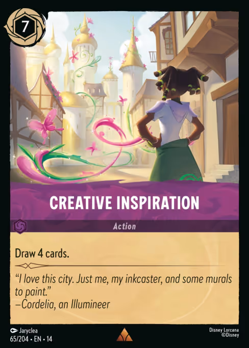 Creative Inspiration - Hyperia City Lorcana spoiler