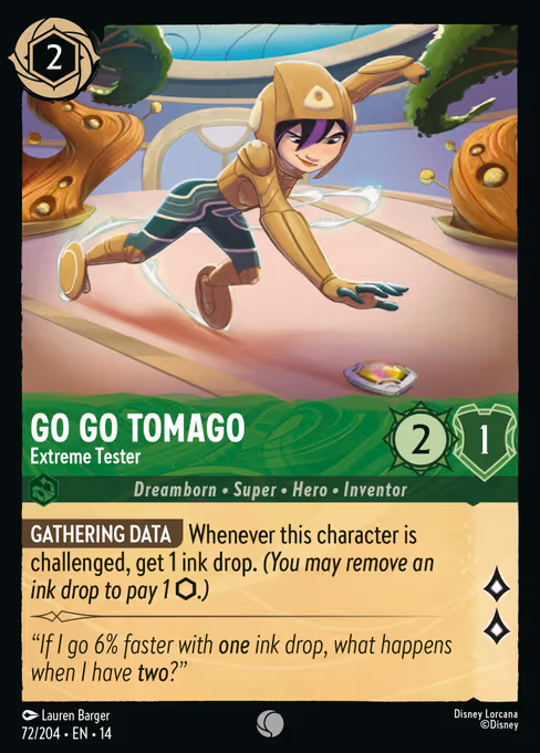Go Go Tomago - Hyperia City Lorcana spoiler
