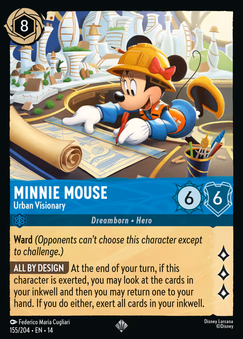Minnie Mouse - Hyperia City Lorcana spoiler