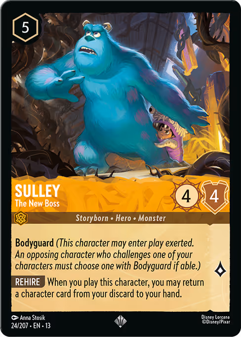 Sulley - Attack of the Vine! Lorcana spoiler