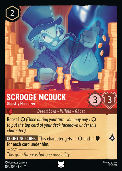 Scrooge McDuck - Winterspell Lorcana spoiler