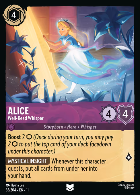 Alice - Winterspell Lorcana spoiler