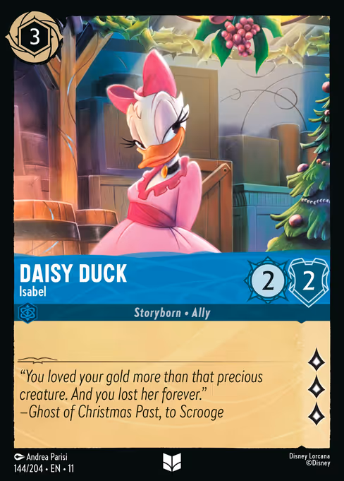 Daisy Duck - Winterspell Lorcana spoiler