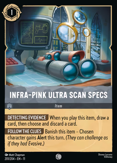 Infra-Pink Ultra Scan Specs - Winterspell Lorcana spoiler
