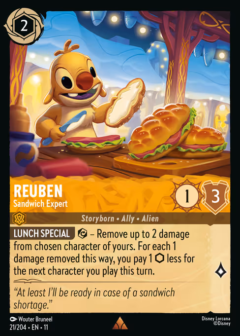 Reuben - Winterspell Lorcana spoiler
