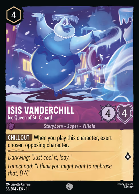 Isis Vanderchill - Winterspell Lorcana spoiler