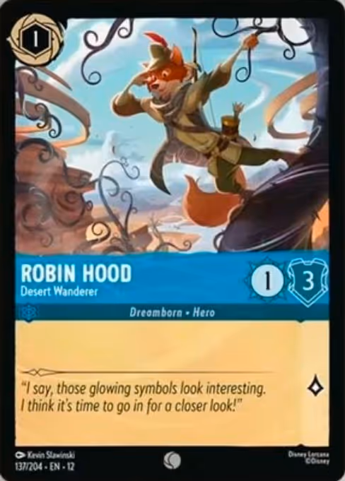 Robin Hood - Wilds Unknown Lorcana spoiler