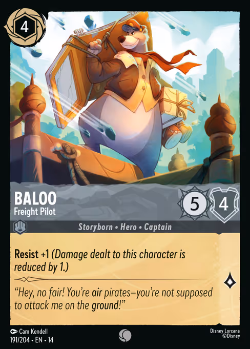 Baloo - Hyperia City Lorcana spoiler