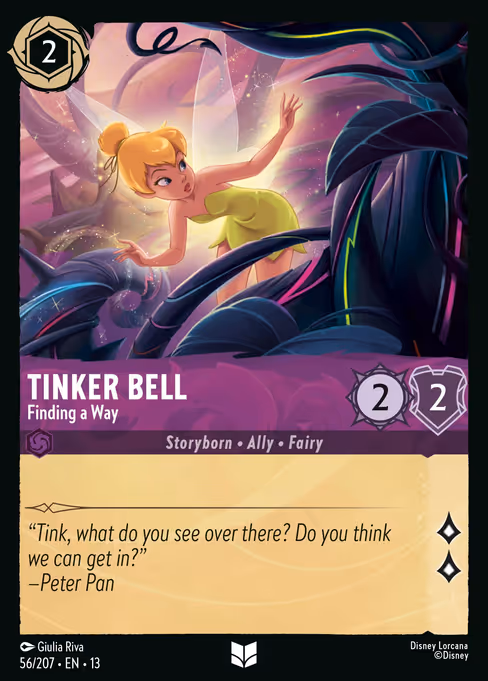 Tinker Bell - Attack of the Vine! Lorcana spoiler