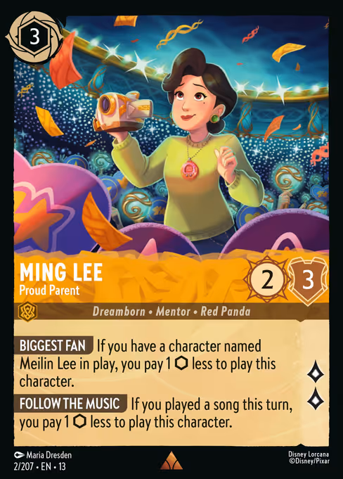 Ming Lee - Attack of the Vine! Lorcana spoiler