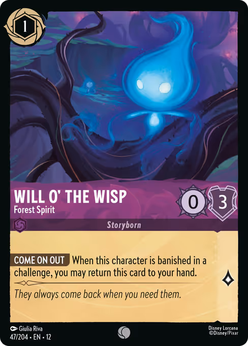 Will O' The Wisp - Wilds Unknown Lorcana spoiler
