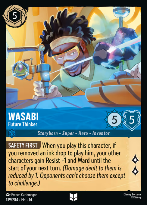Wasabi - Hyperia City Lorcana spoiler