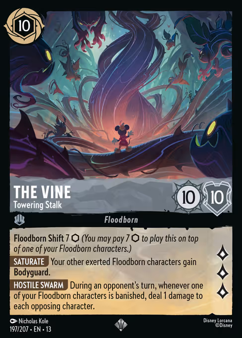 The Vine - Attack of the Vine! Lorcana spoiler