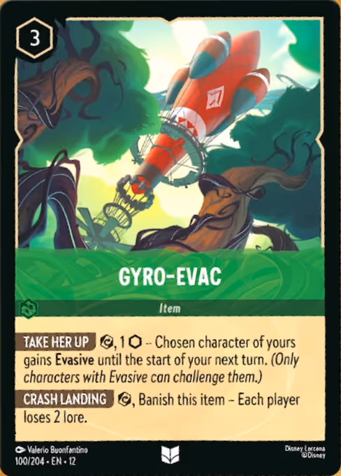 Gyro-evac - Wilds Unknown Lorcana spoiler