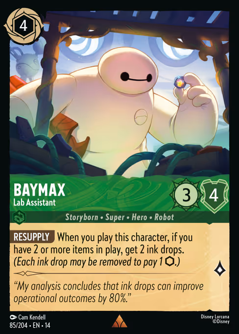 Baymax - Hyperia City Lorcana spoiler