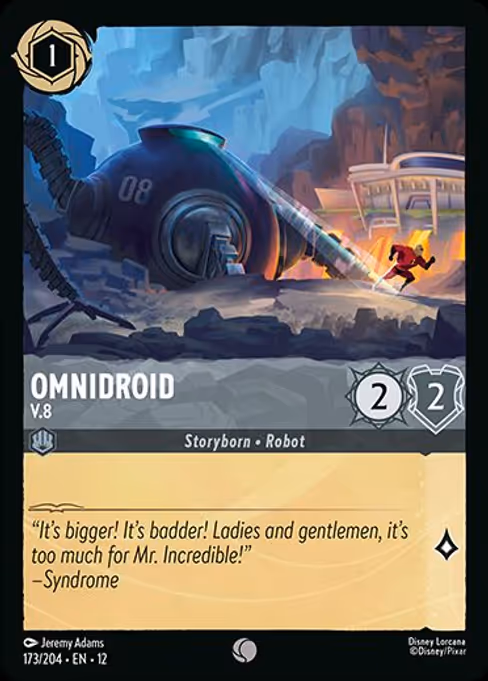 Omnidroid - Wilds Unknown Lorcana spoiler