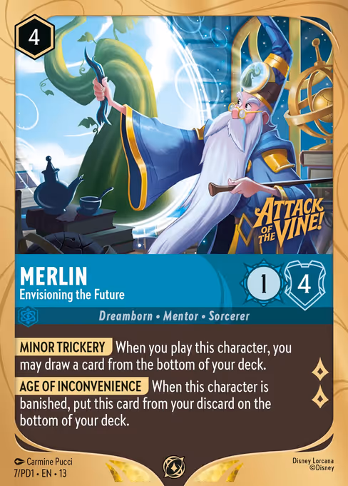 Merlin - PD1 Lorcana spoiler