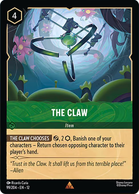 The Claw - Wilds Unknown Lorcana spoiler