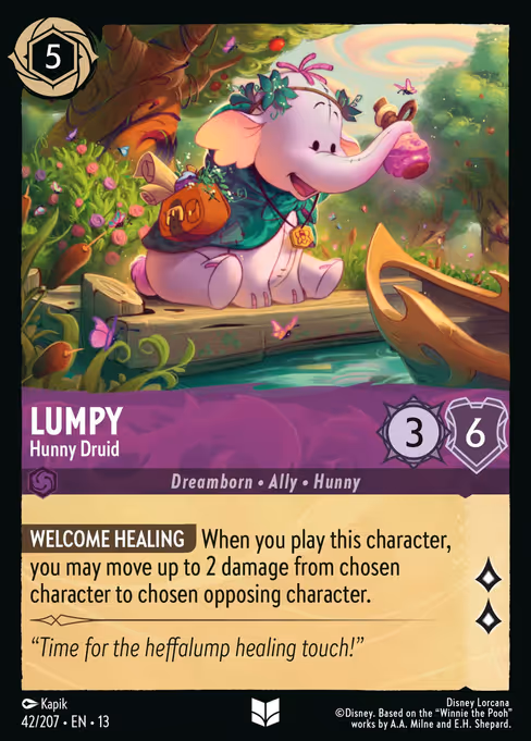 Lumpy - Attack of the Vine! Lorcana spoiler