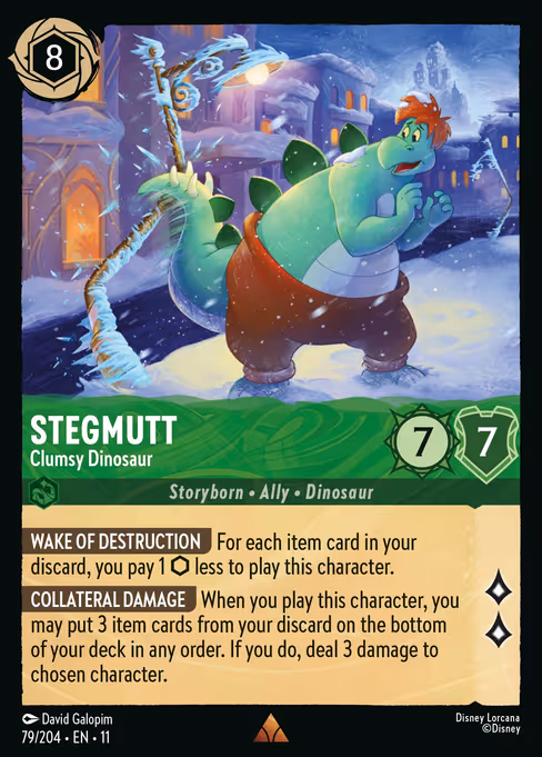 Stegmutt - Winterspell Lorcana spoiler