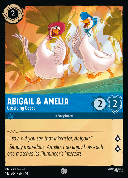 Abigail & Amelia - Hyperia City Lorcana spoiler