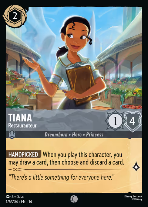 Tiana - Hyperia City Lorcana spoiler