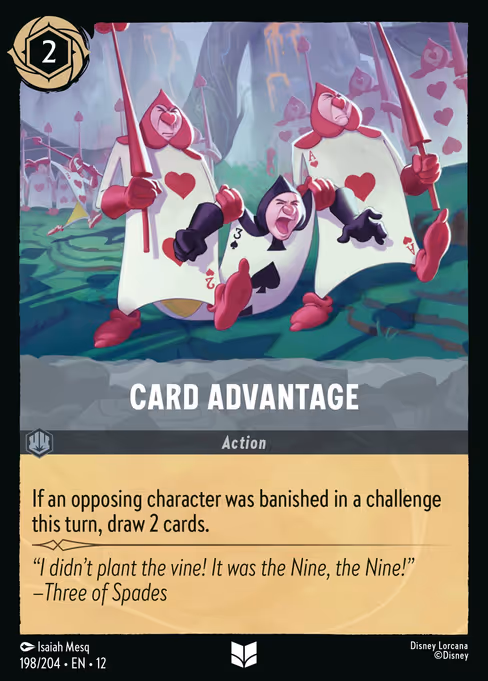 Card Advantage - Wilds Unknown Lorcana spoiler