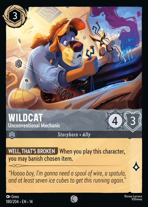 Wildcat - Hyperia City Lorcana spoiler