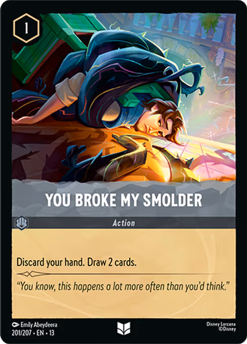 You Broke My Smolder - Attack of the Vine! Lorcana spoiler