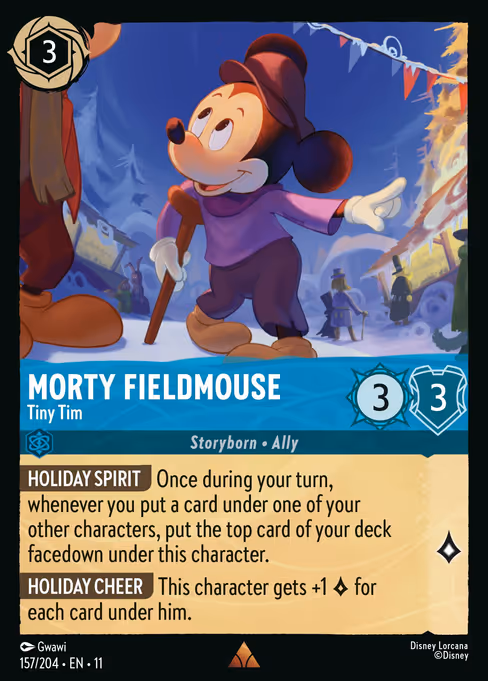 Morty Fieldmouse - Winterspell Lorcana spoiler