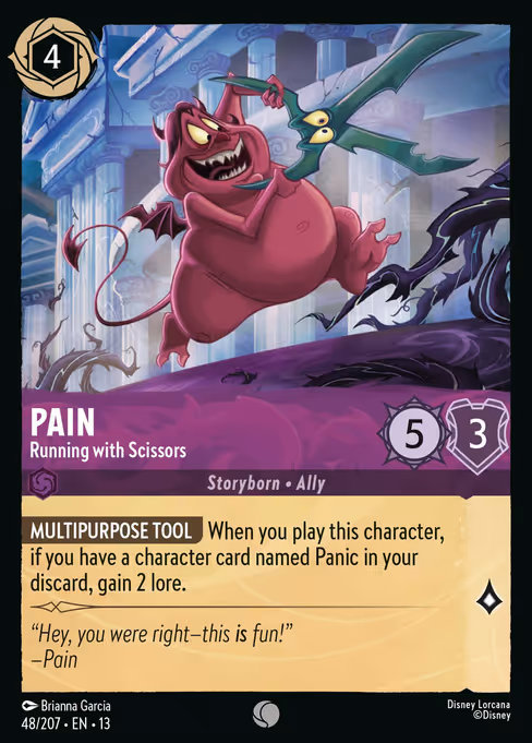 Pain - Attack of the Vine! Lorcana spoiler