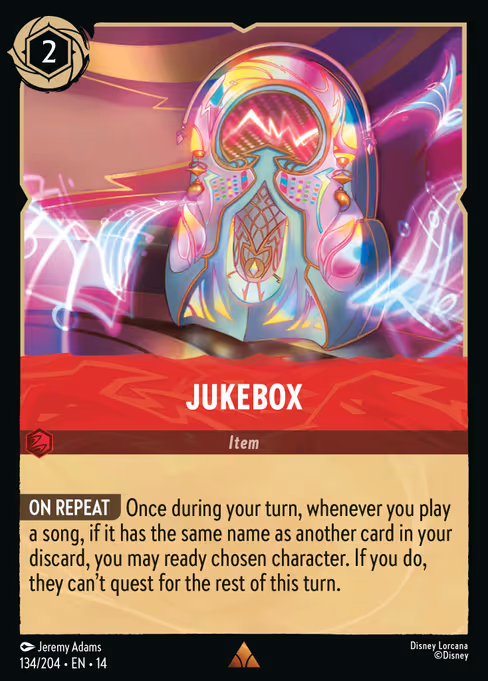 Jukebox - Hyperia City Lorcana spoiler