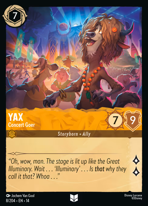 Yax - Hyperia City Lorcana spoiler