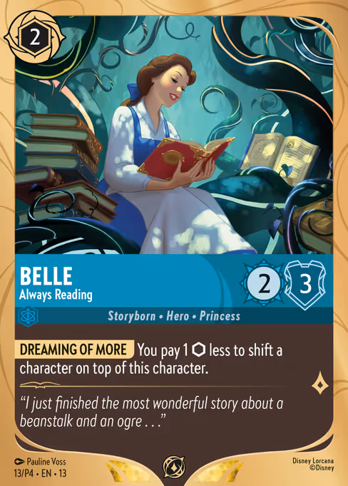 Belle - Promo Set 4 Lorcana spoiler