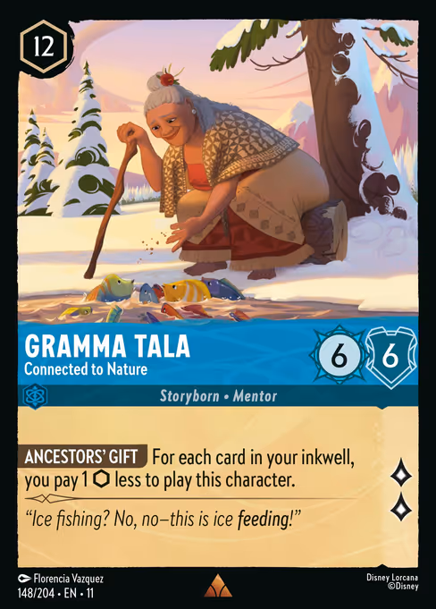 Gramma Tala - Winterspell Lorcana spoiler