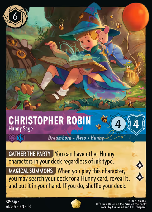 Christopher Robin - Attack of the Vine! Lorcana spoiler