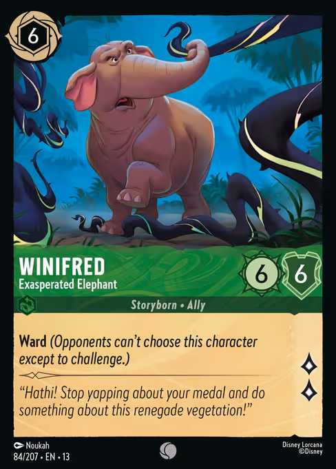 Winifred - Attack of the Vine! Lorcana spoiler