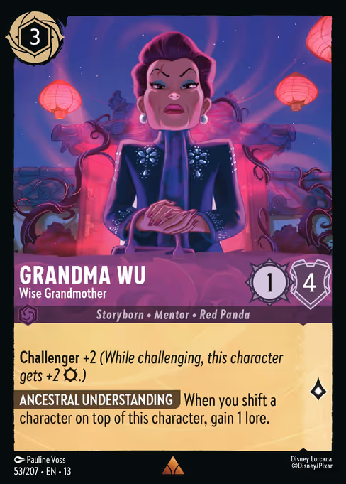 Grandma Wu - Attack of the Vine! Lorcana spoiler
