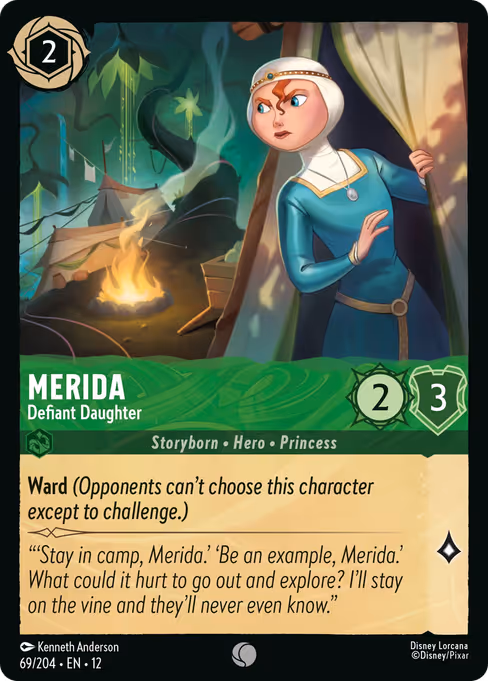 Merida - Wilds Unknown Lorcana spoiler