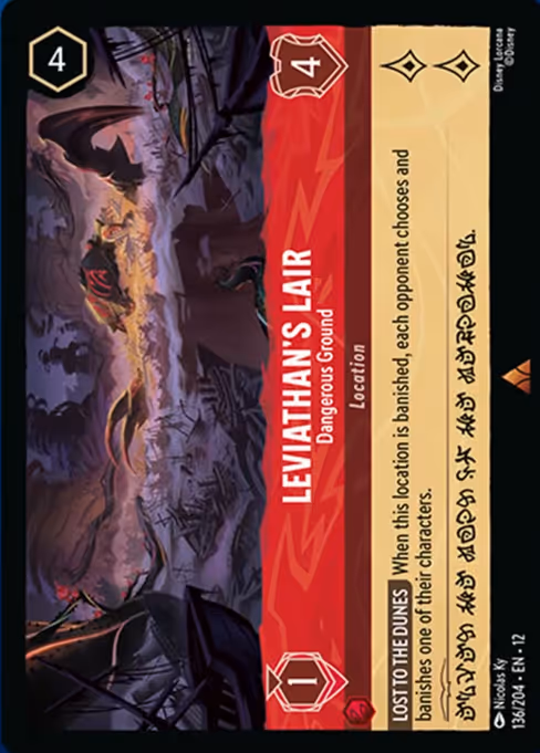 Leviathan's Lair - Wilds Unknown Lorcana spoiler